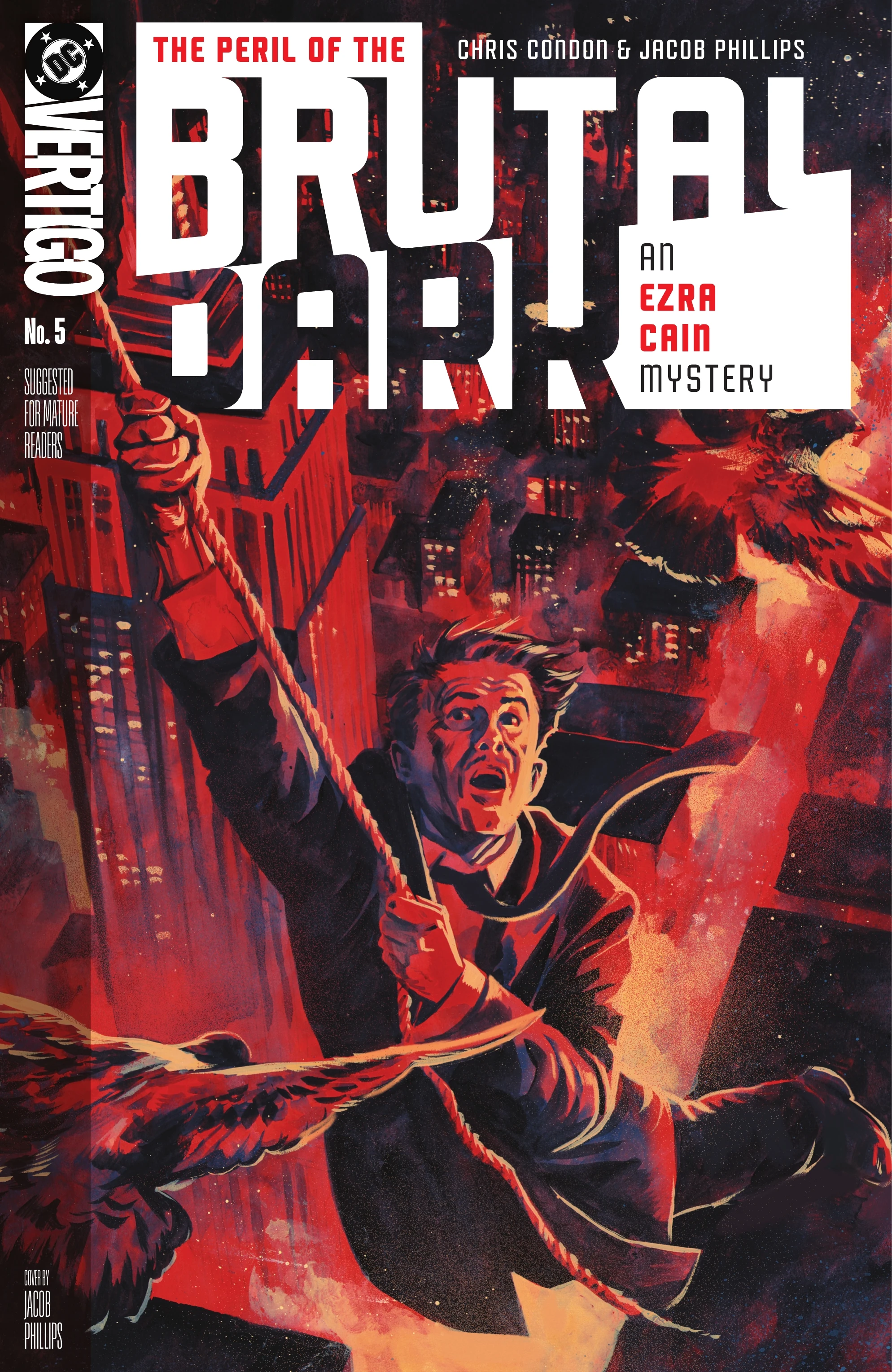 The Peril of the Brutal Dark: An Ezra Cain Mystery #5 (DC, 2026 — Cover A) cover